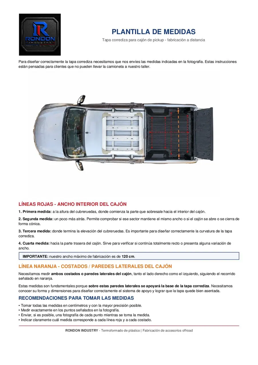 Bandeja Deslizante de Carga para Pickup